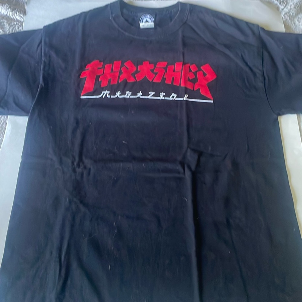 Thrasher Japanese logo T-shirts